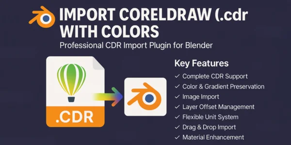 导入 CorelDRAW 图形文件（.cdr） 产品封面