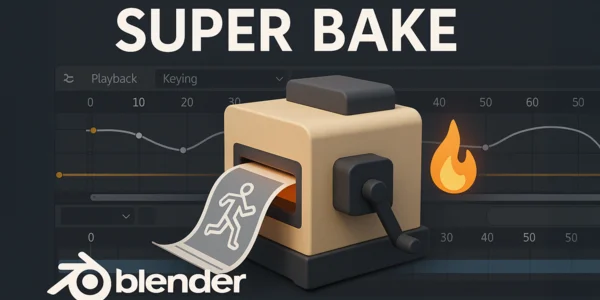 SuperBake Pro – Blender终极动画烘焙解决方案 产品展示