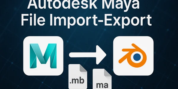 Autodesk Maya文件 导入-导出 (.mb .ma) 产品展示